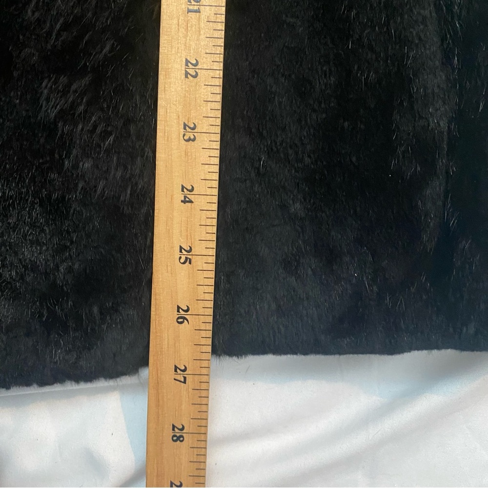 Vintage Black Rabbit Fur Jacket - Picture 5 of 6
